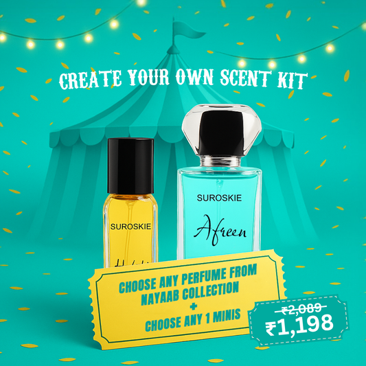 1 Nayaab Perfume + Any 1 Mini Perfume (20ML)