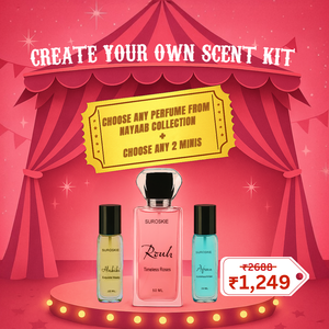 1 Nayaab Perfume + Any 2 Mini Perfume