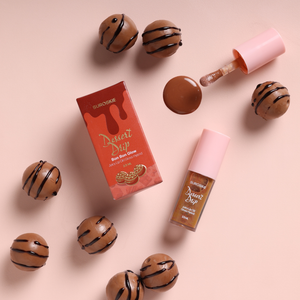 Suroskie Dessert Drip Lip Oils - 2-in-1 Lip Oils & Gloss, Highly Glossy, Pigmented & Juicy Finish, Deep Hydration For 24 Hrs, Smooth & Plumpy Lip Effect (3.5 ml)