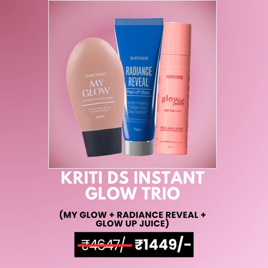 KRITI DS INSTANT GLOW TRIO (Peel Off + Glow Up + My Glow)