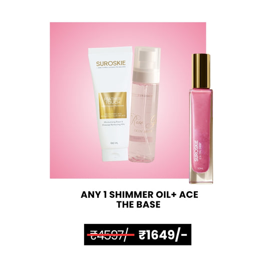 Shimmer Oil + Ace the Base Primer