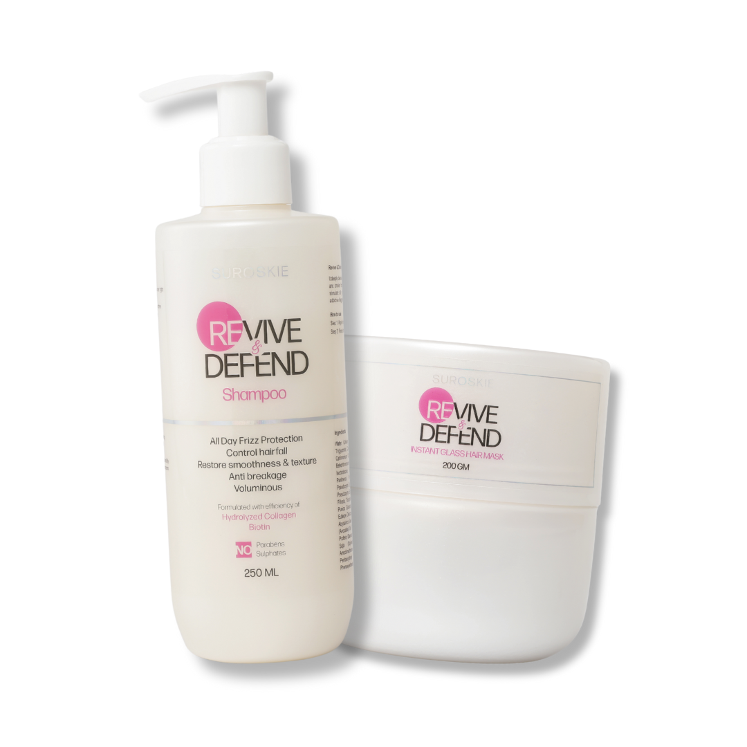 ( SUPER STORE 99 )GLASS HAIR DUO (REVIVE SHAMPOO + HAIR MASK)