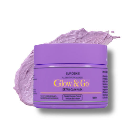 Glow and Go De-tan Clay Mask