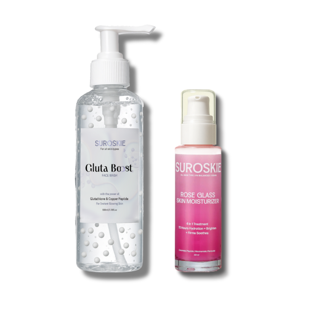 GLUTA BOOST+ROSE GLASS SKIN MOISTURISER