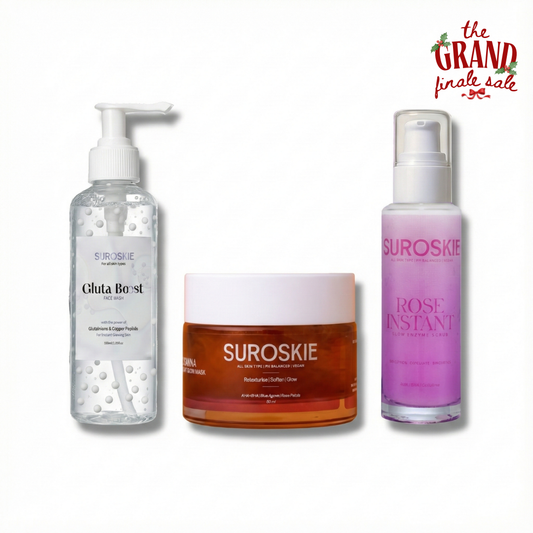 Gluta Boost + Rossana Mask + Rose Instant