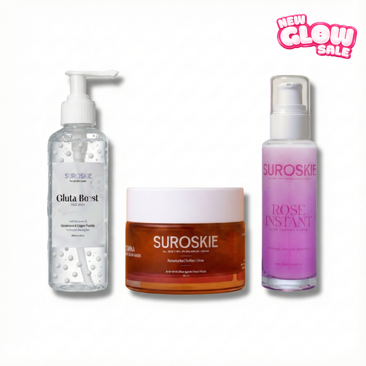 Gluta Boost + Rossana Mask + Rose Instant