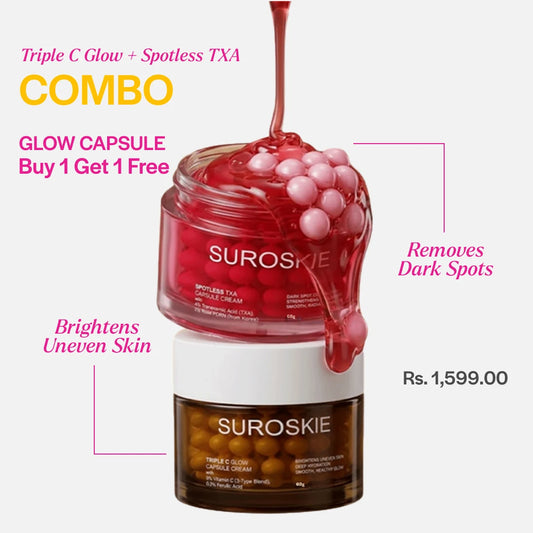 GLOW CAPSULE Buy 1 Get 1 Free ( TRIPLE C + SPOTLESS TXA )