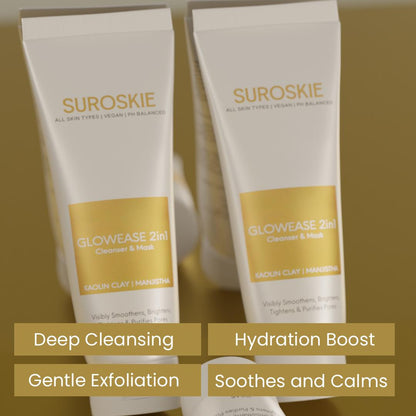 GlowEase 2 in 1 Cleanser & Mask