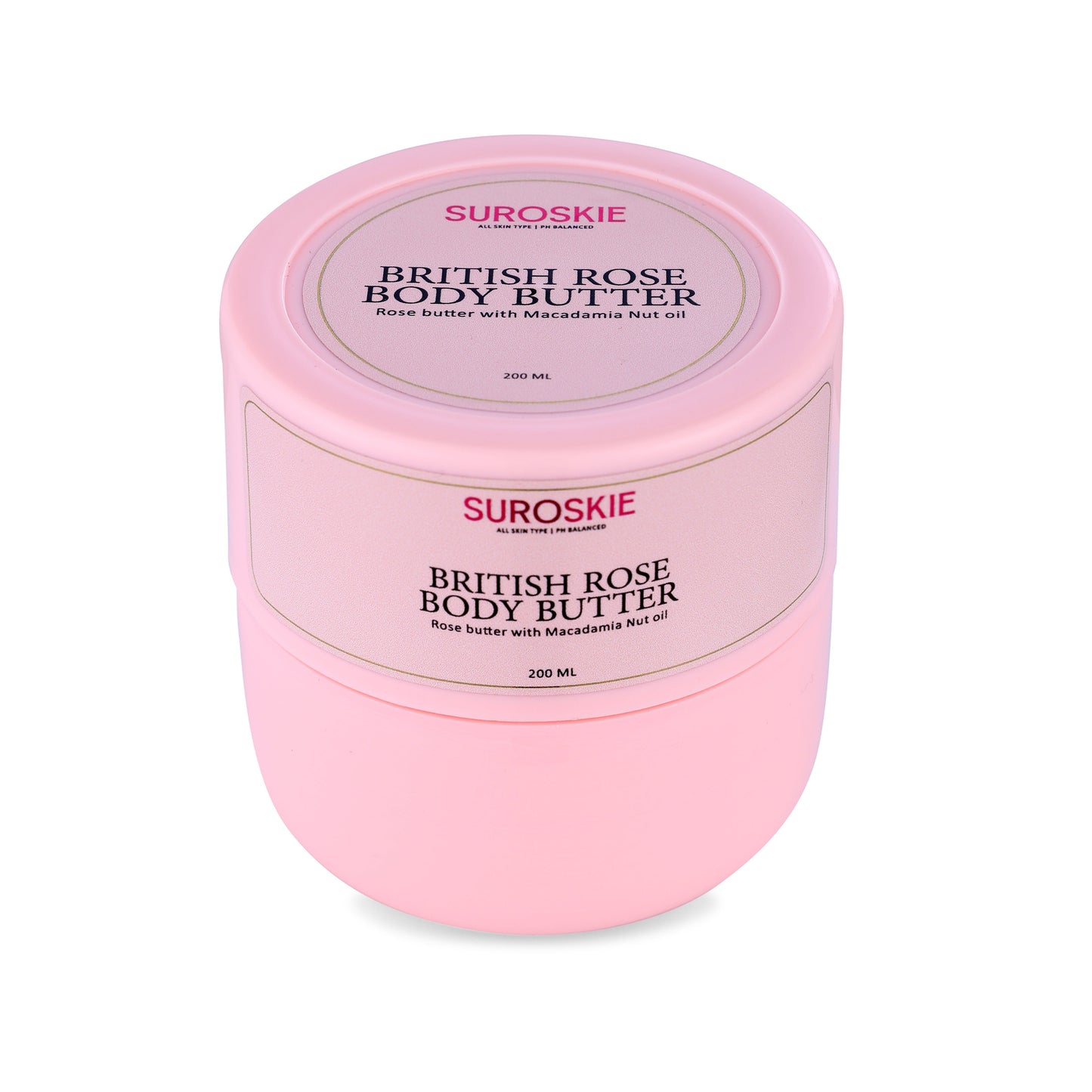 Pack of 2 British Rose Body Butter