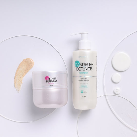Dandruff Defence Shampoo + Instant Purifying Scalp Scrub