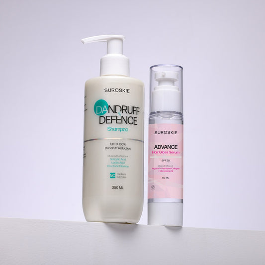 Dandruff Defence Shampoo +  Advanced Glass Hair Serum SPF 25