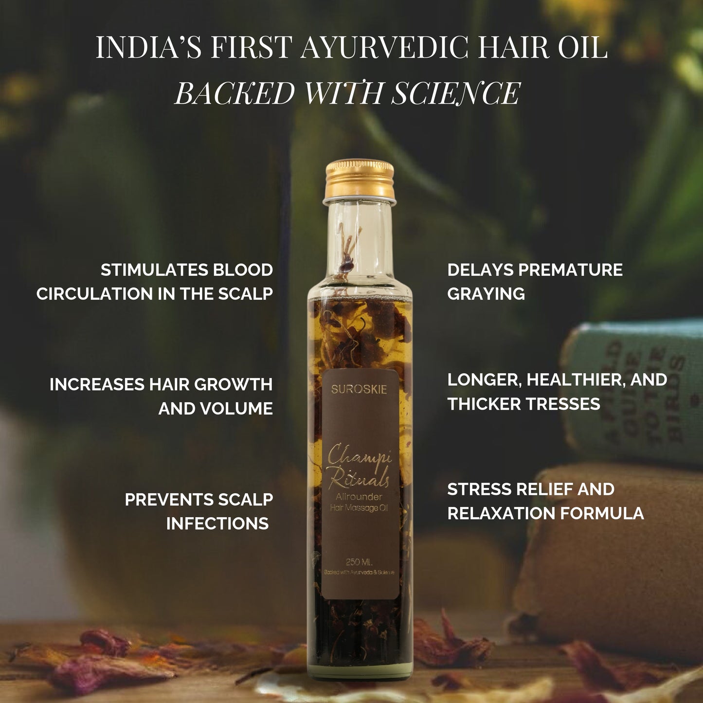 Champi Hair Massage Oil  For Scalp & Hair Growth - Rituals - Hair Oil