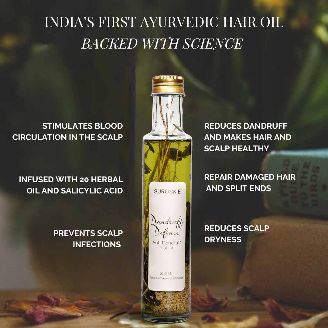 Dandruff Defence Hair Oil With Rosemary & Olive Oil Extract for Scalp