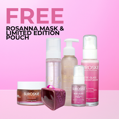 Buy Rose Cleanser + Rose Mist + All Rounder Serum + Rose Moisturiser  At 1899/-And Get Rosanna Mask & Limited Edition Pouch Free