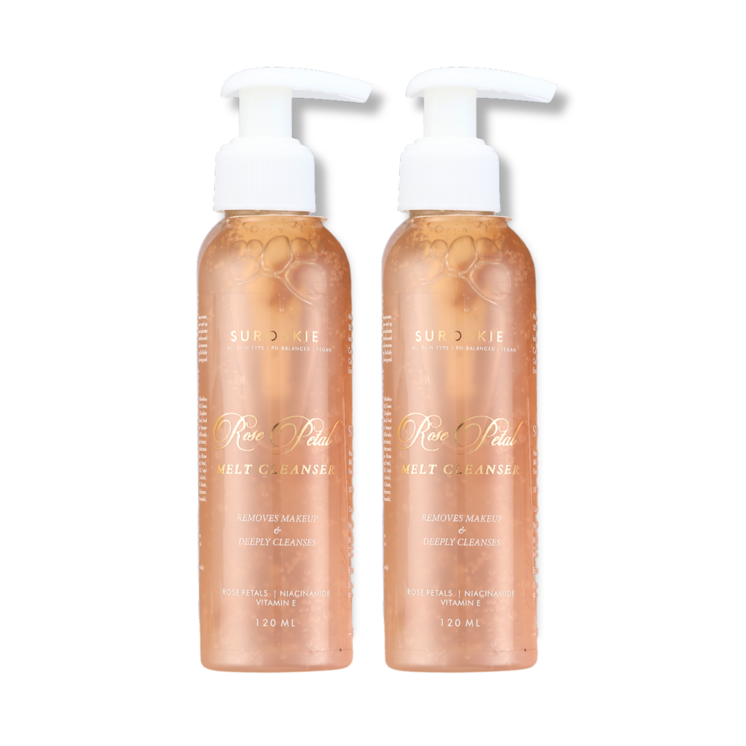 ( SUPER SALE )PACK OF 2 ROSE PETAL MELT CLEANSER