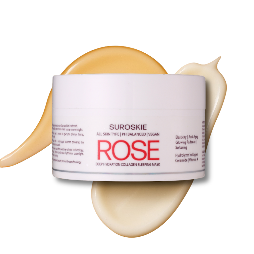 Overnight Rose Deep Hydration Collagen Sleeping Mask for Dry Skin ...