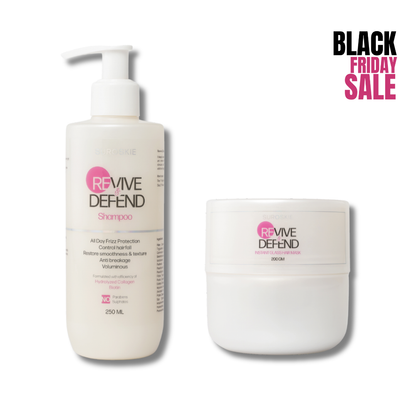 Revive & Defend Shampoo + Revive & Defend Instant Glass Hair Mask