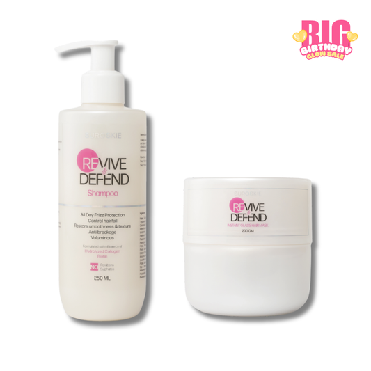 Revive & Defend Shampoo + Revive & Defend Instant Glass Hair Mask