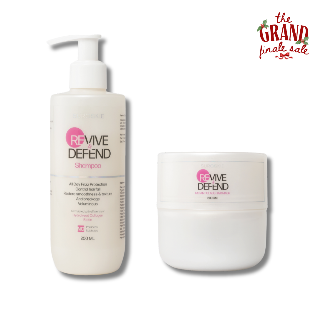 Revive & Defend Shampoo + Revive & Defend Instant Glass Hair Mask