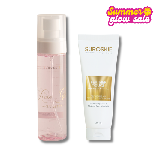 ACE Your Base Combo ( Rose Glass Skin Mist + Feather Touch Moisturiser )