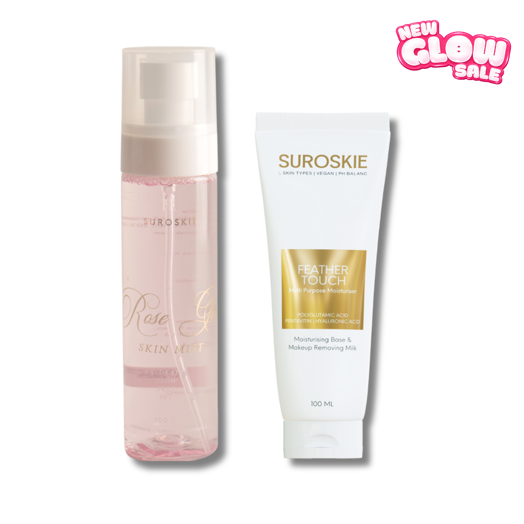 ACE Your Base Combo ( Rose Glass Skin Mist + Feather Touch Moisturiser )
