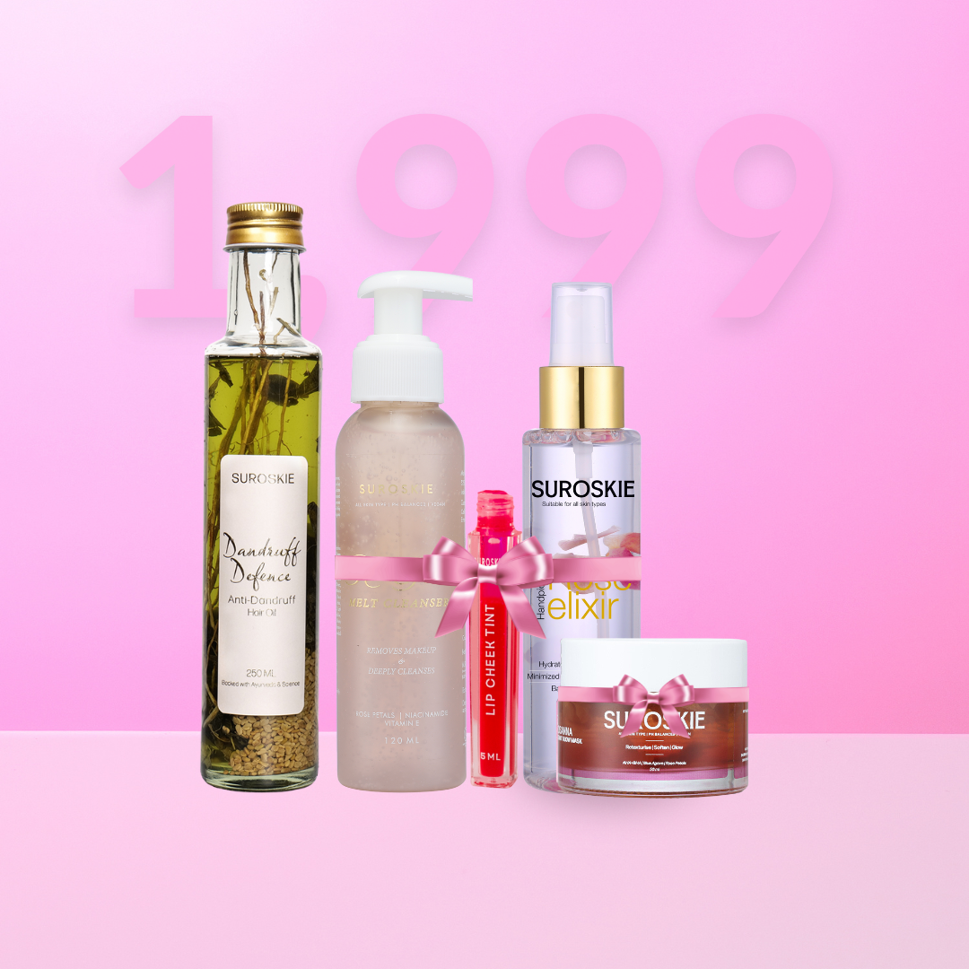 Buy Dandruff Defence at 1999 ( Get 1 Cleanser, Glow Mask, Lip Tint, Pouch)