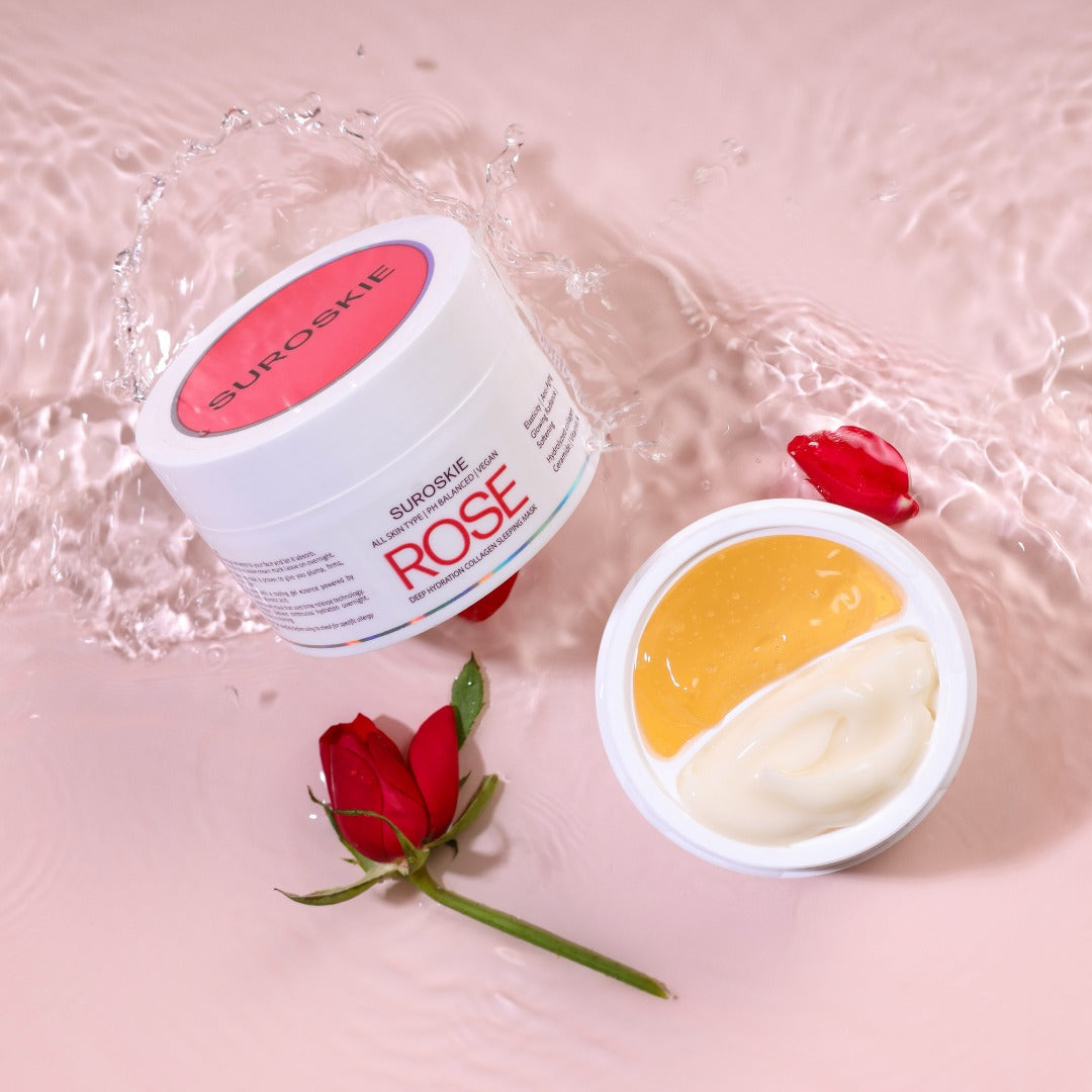 Overnight Rose Deep Hydration Collagen Sleeping Mask for Dry Skin ...
