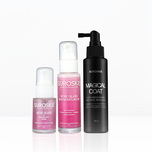 HYDRATION BOOST COMBO KIT ( 1.All Rounder Serum  +  2.Rose Glass Moisturizer  +  3.Magical Coat )