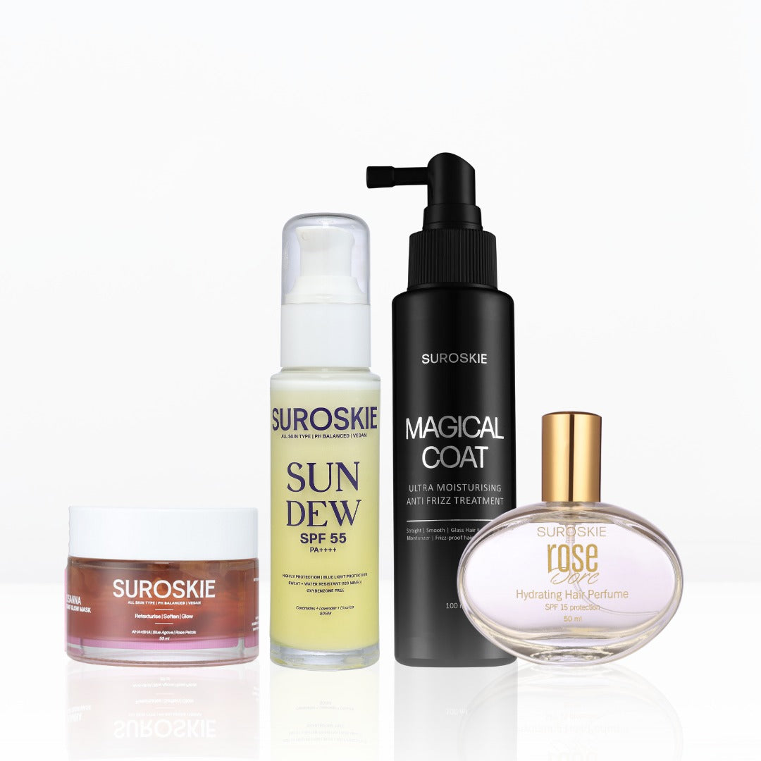 ROSE LUXE ESSENTIALS ( 1.Sunscreen  +  2.Rosanna  +  3.Rose Dore  +  4.Magical Coat )