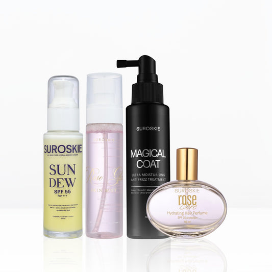 BEAUTY BARRIER BOOST & PROTECT ( 1.Rose Skin Mist  +  2.Sunscreen  +  3.Rose Dore  +  4.Magical Coat )