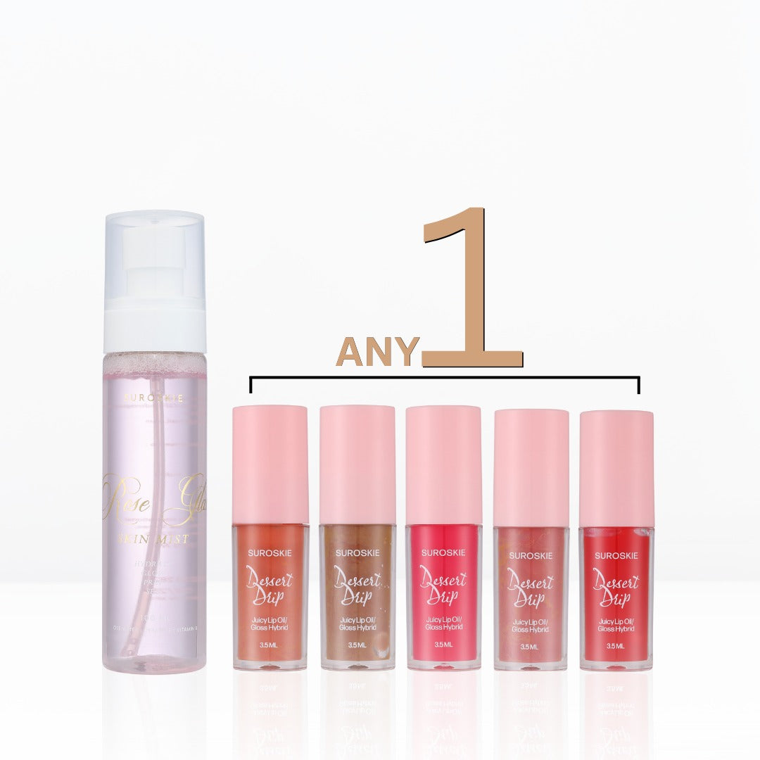 Rose Glass Mist + Lip Oil 1