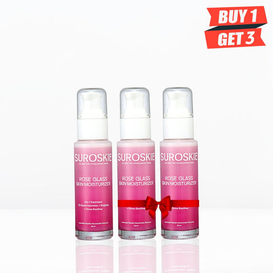 Pay For 1 Get 3  Rose Glass - Hydration Moisturizer