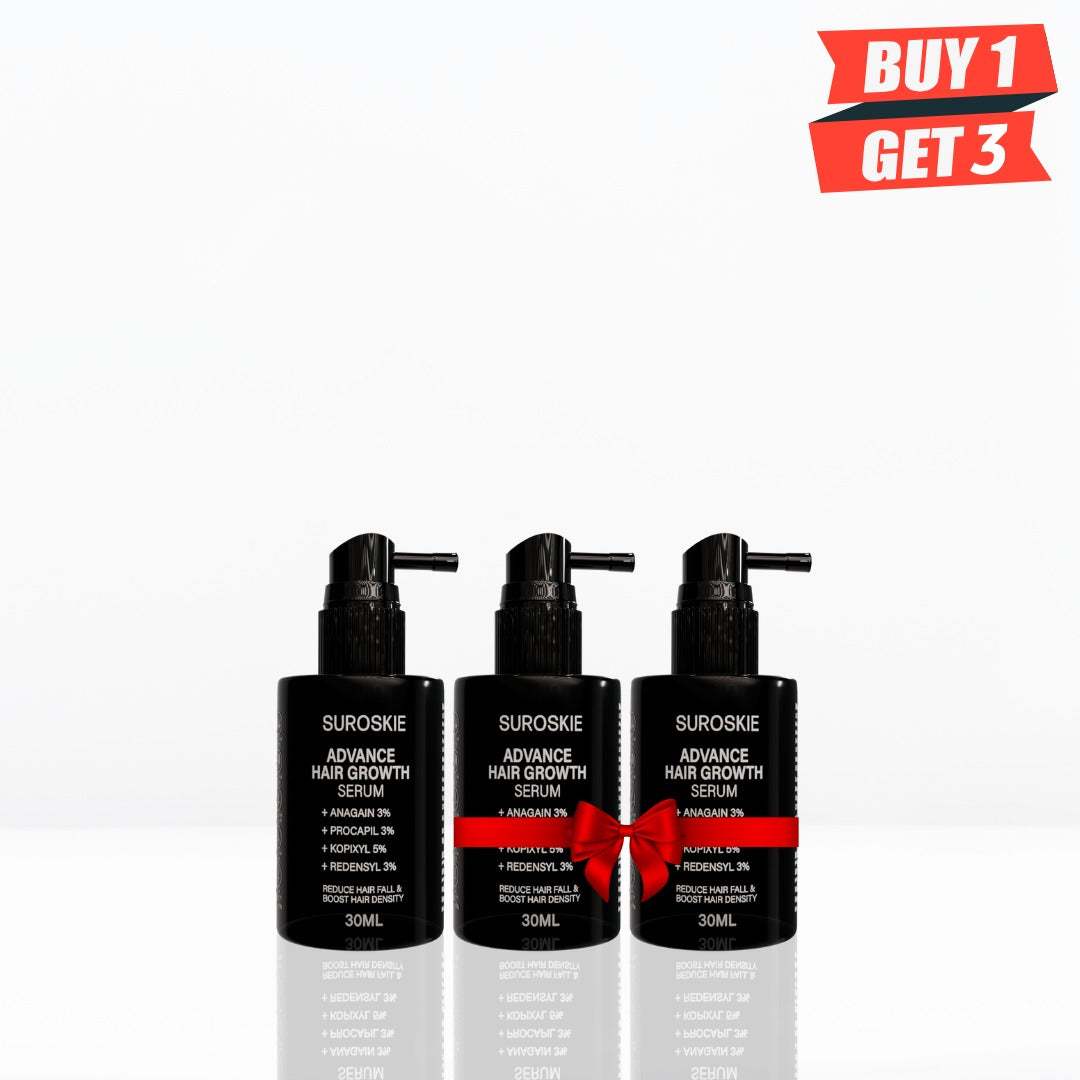 Pay For 1 Get 3 Suroskie Advanced Hair Growth Serum