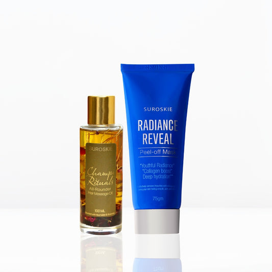 Radiance Reveal Combo with Mini Champi Rituals Hair Massage Oil