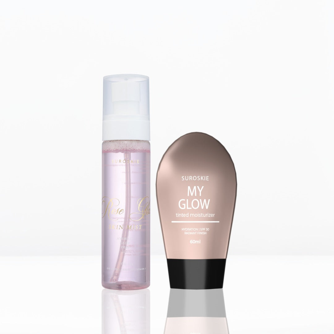 My Glow + Rose Glass Mist