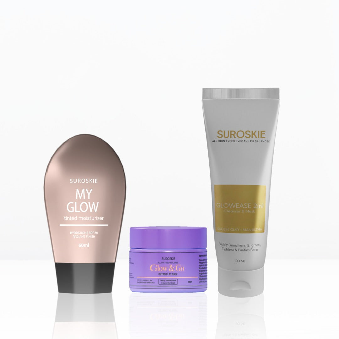 GLOW COMBO (GLOW EASE & MY GLOW & Clay Mask )