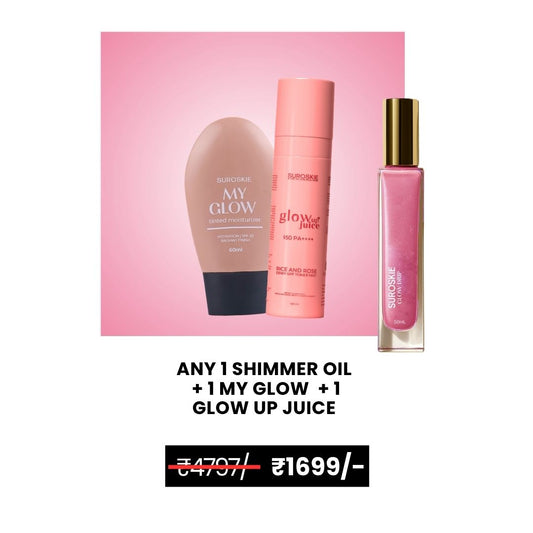Shimmer Oil + Glow Up Juice + My Glow