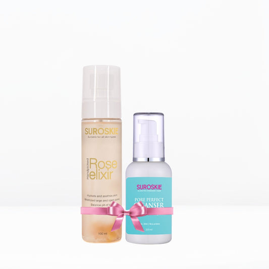 Pore Cleanser + Rose Water Elixir Spray