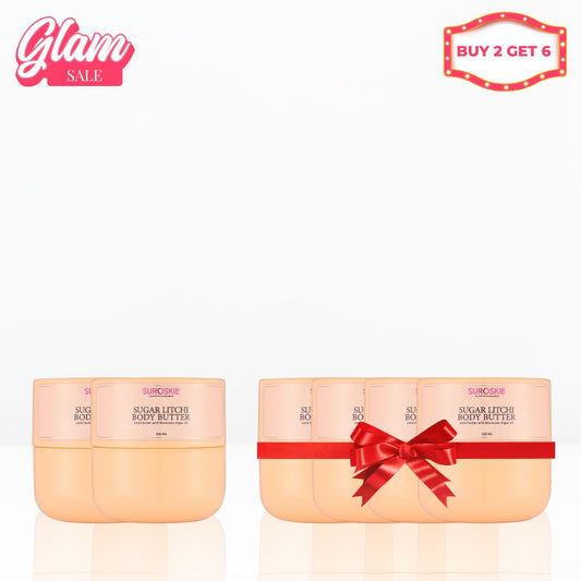 Buy 2 Get 6 Suroskie Sugar Litchi Body Butter