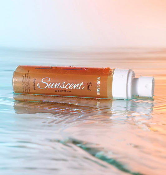 Sunscent  Oud Body Mist ( Sunscreen Body Spray  SPF 50 PA+++ )