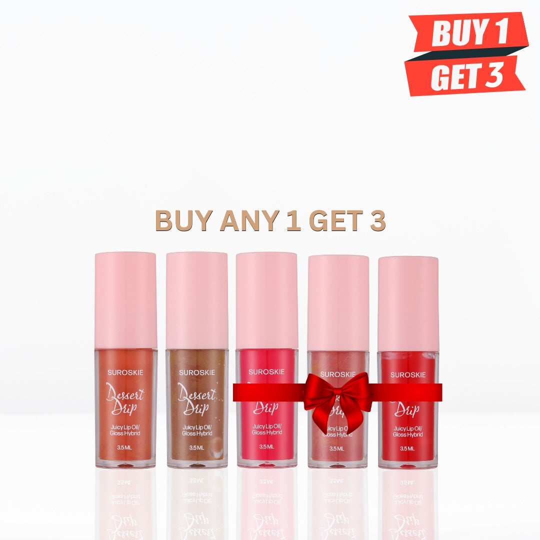 Pay For 1 Get 3  Dessert Drip Lip Oil/ Lip Gloss