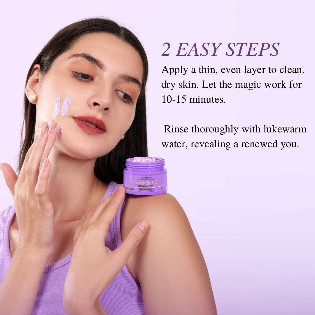 Suroskie Glow and Go De-tan Clay Mask