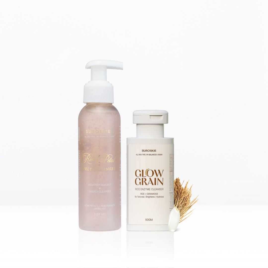 Glow Grain Rice Enzyme Cleanser Combos