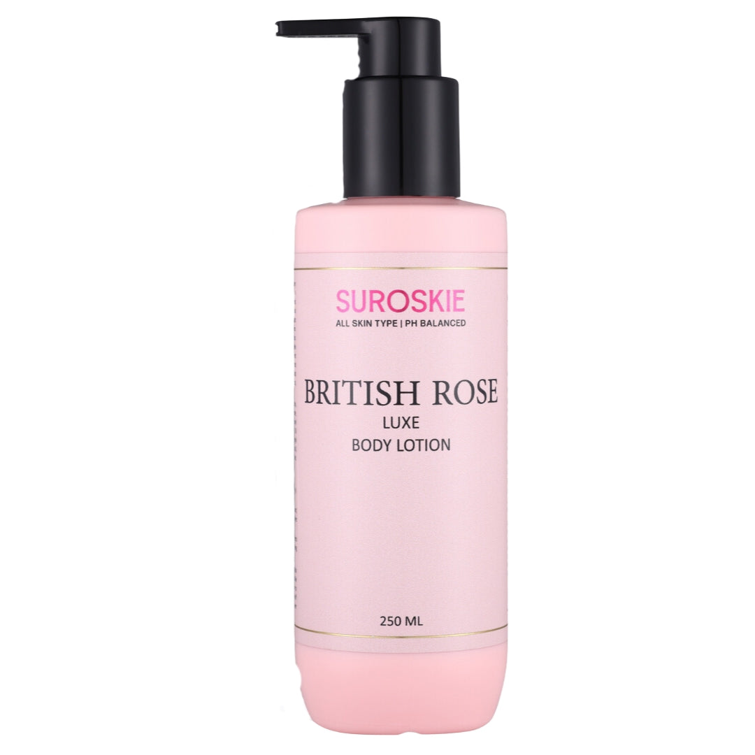 British Rose Body Lotion with Shea and Cocoa Butter Lotion