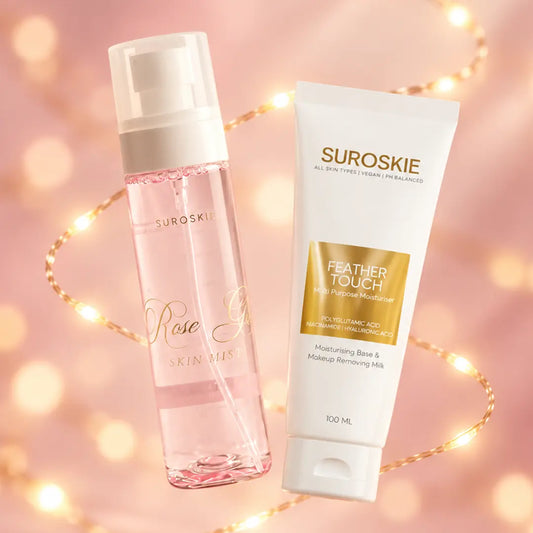 ACE Your Base Combo ( Rose Glass Skin Mist + Feather Touch Moisturiser )