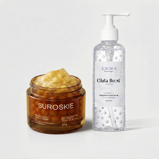 TRIPLE C GLOW CAPSULE CREAM + Gluta Boost Facewash Combos