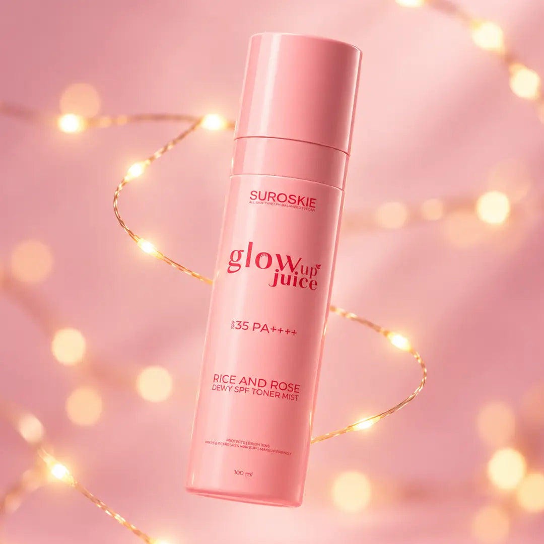 Glow Up Juice Spf 35 PA++++  Rice & Rose Dewy Spf Toner Mist