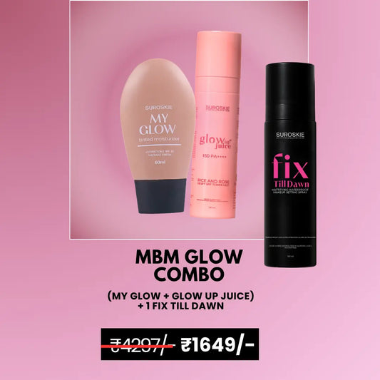 MBM GLOW COMBO MY GLOW + GLOW UP JUICE + FIX TILL DAWN MAKE UP FIXER