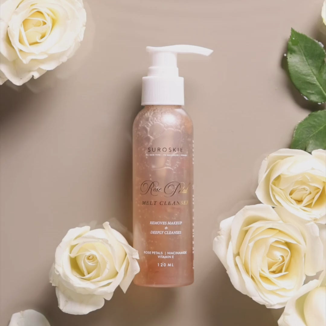 Rose Petals Melt Cleanser - 2 In 1 Hydrating cleanser