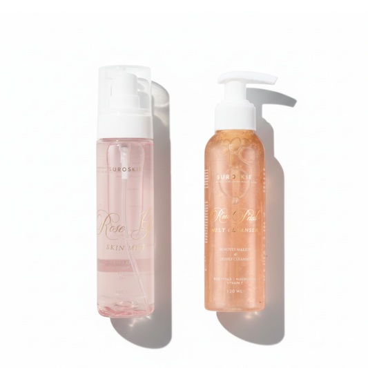 Suroskie Rose Skin Mist + Rose Cleanser